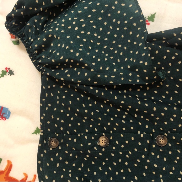 Green Ruffled Dress - Picture 2 of 2